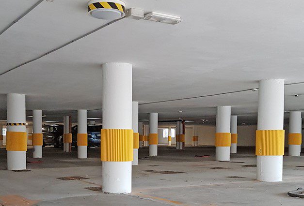 Protector parking dicoal para columna redonda 39x32cm